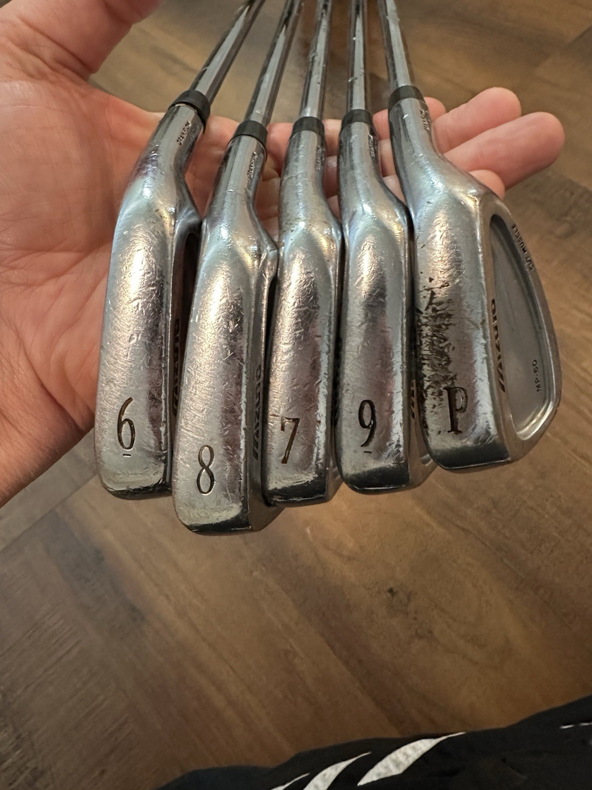 Mizuno MP-60 Forged Iron Set 6 7 8 9 PW Project X Flighted 6.0 Golf Clubs