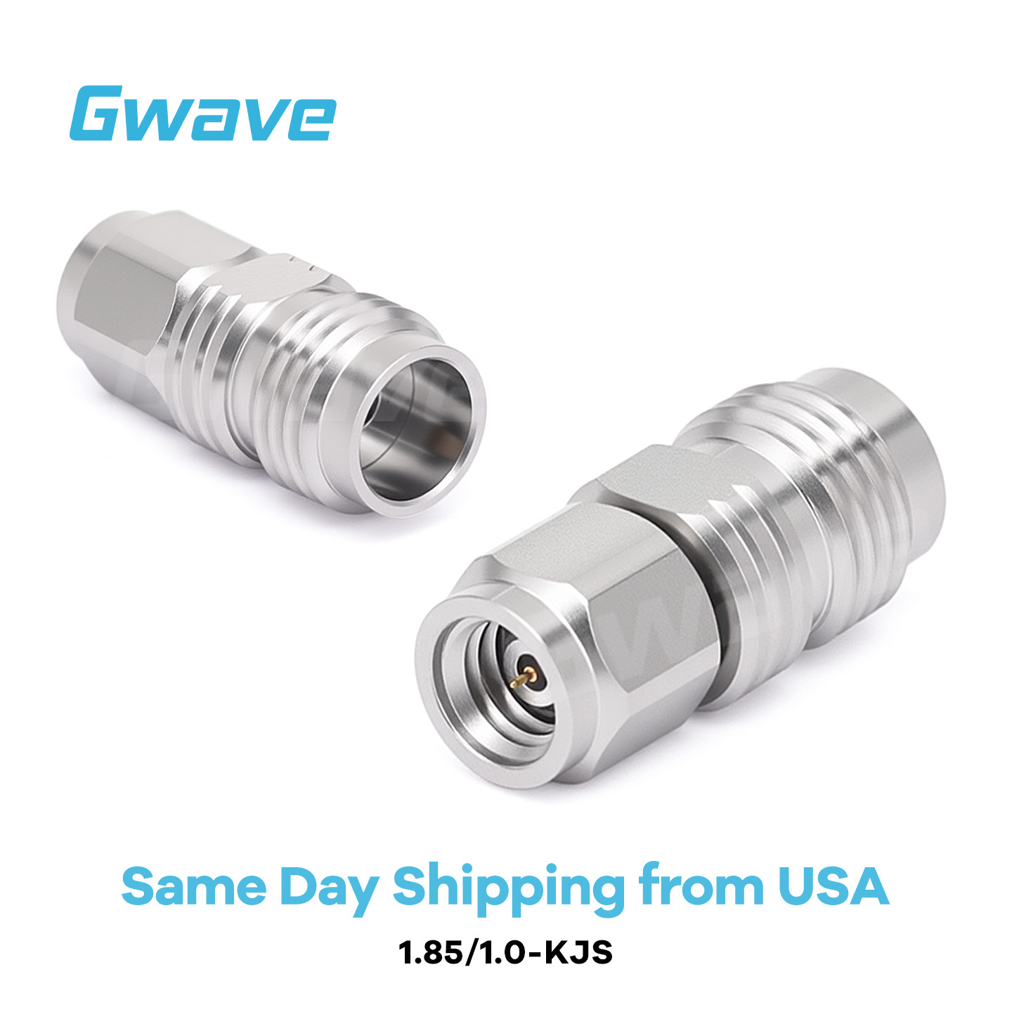 1.85mm Female to 1.0mm Male Adapter, DC - 67GHz 1.85mm Female to 1.0mm Male Adapter, DC - 67GHz