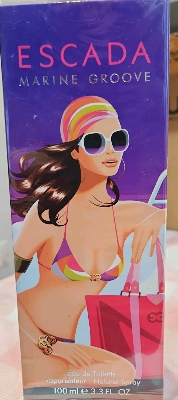 ESCADA MARINE GROVE 3.3 OZ/100 ML EDT SPRAY NEW SEALED. RARE 