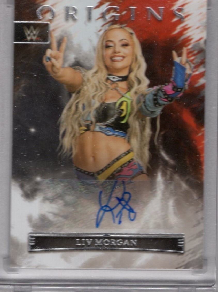 2023 Panini Chronicles WWE Wrestling Auto LIV MORGAN Origins AUTOGRAPH Card 2023 Panini Chronicles WWE Wrestling Auto LIV MORGAN Origins AUTOGRAPH Card