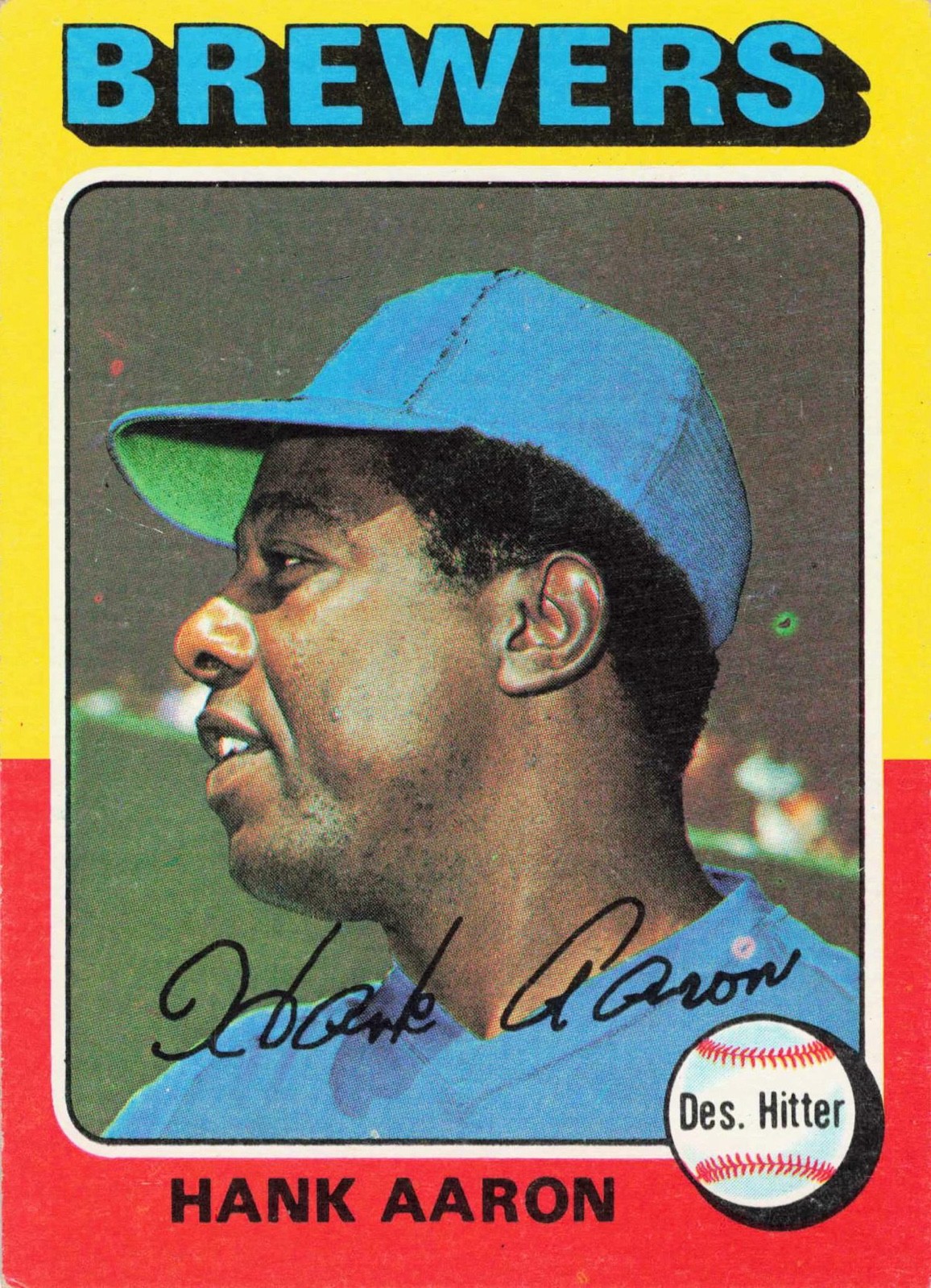 1975 Topps - Hank Aaron #660 1975 Topps - Hank Aaron #660