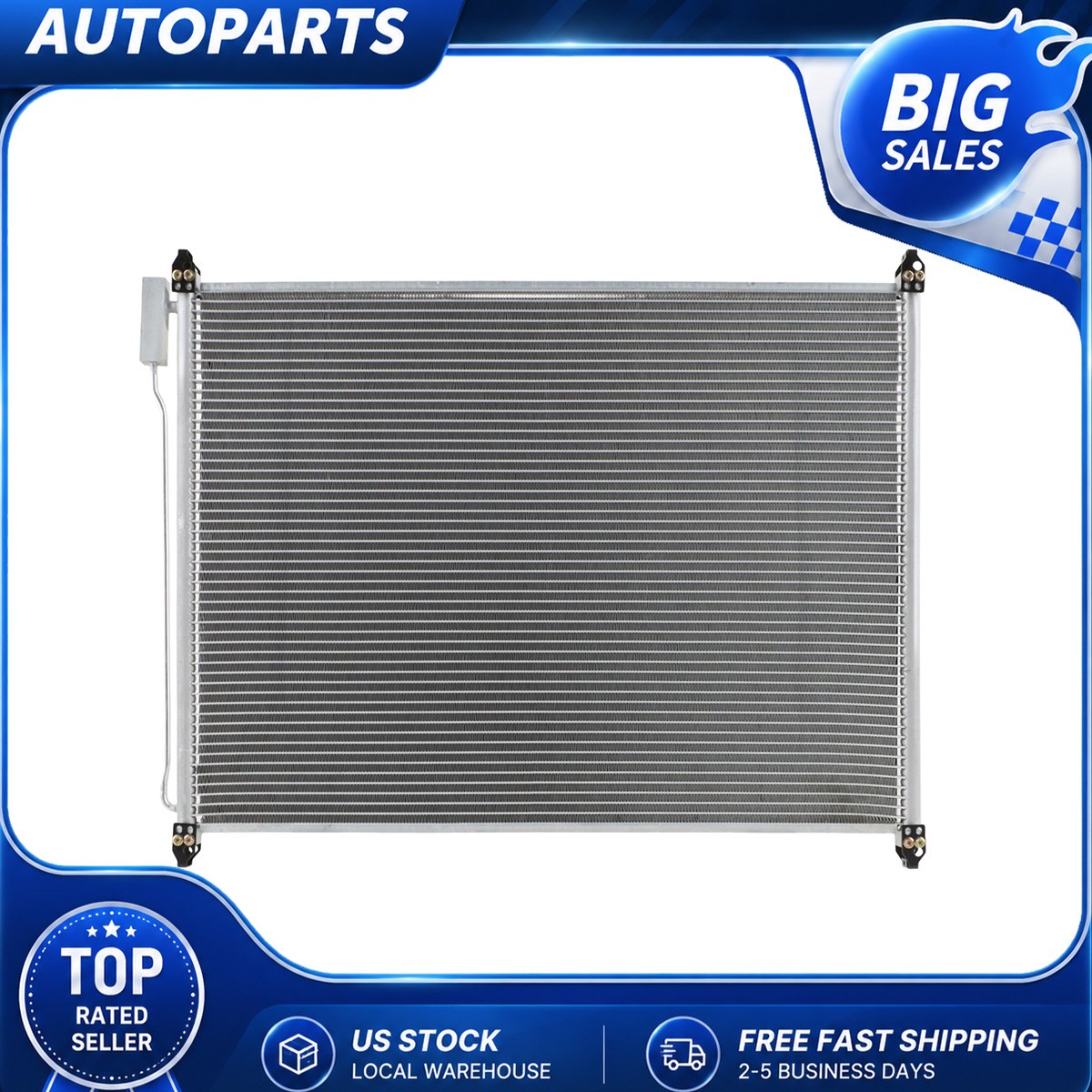 A/C Condenser for 1999-2007 Ford F-250 F-250 F-350 F-450 F-550 Super Duty AC4883