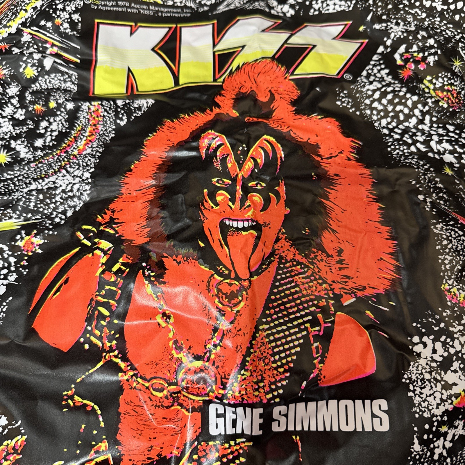 KISS Gene Simmons Halloween Costume Body 1978 Collegeville Vintage Aucoin MEDIUM KISS Gene Simmons Halloween Costume Body 1978 Collegeville Vintage Aucoin MEDIUM