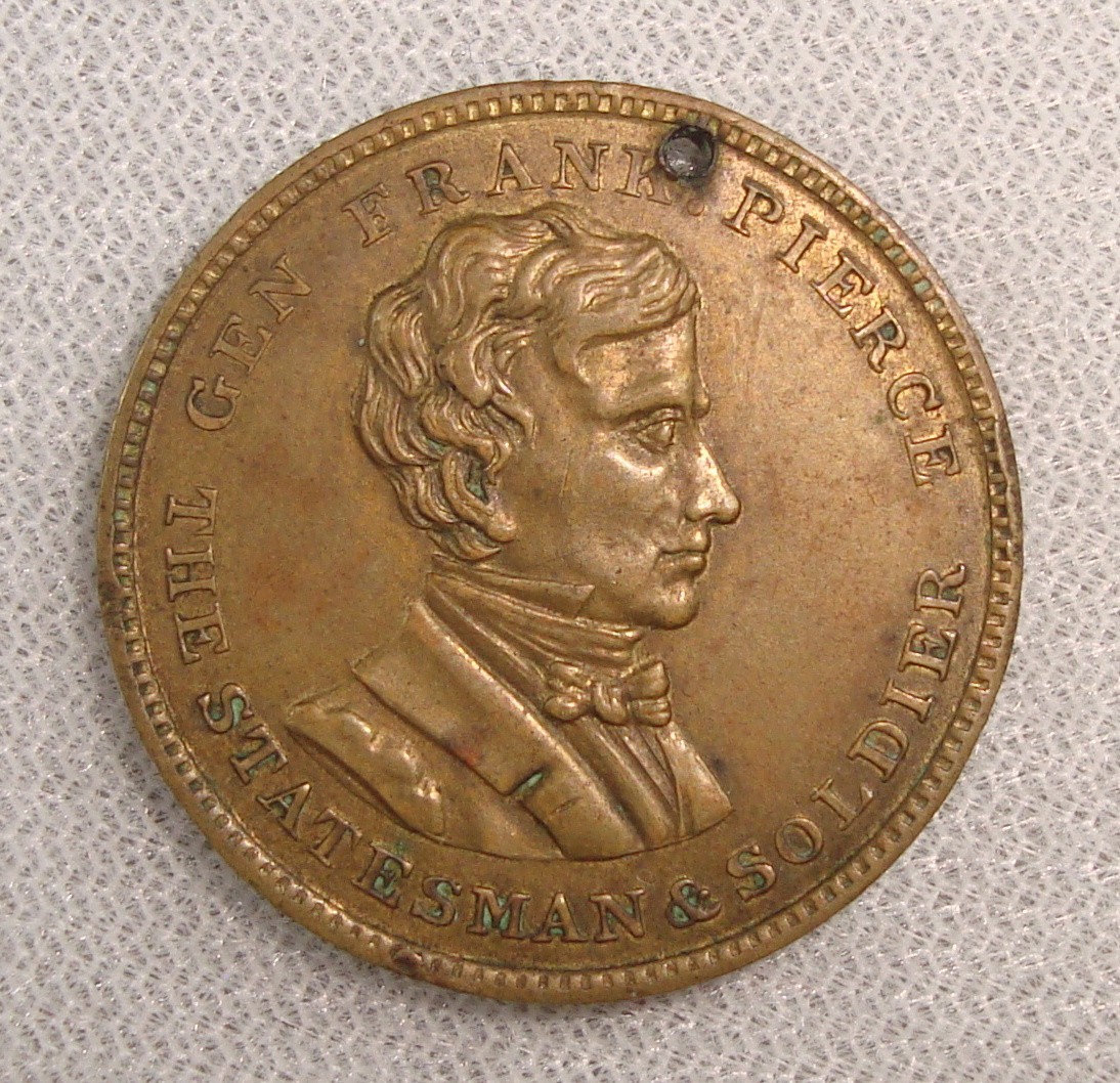 1852 Franklin Pierce Campaign Token XF
