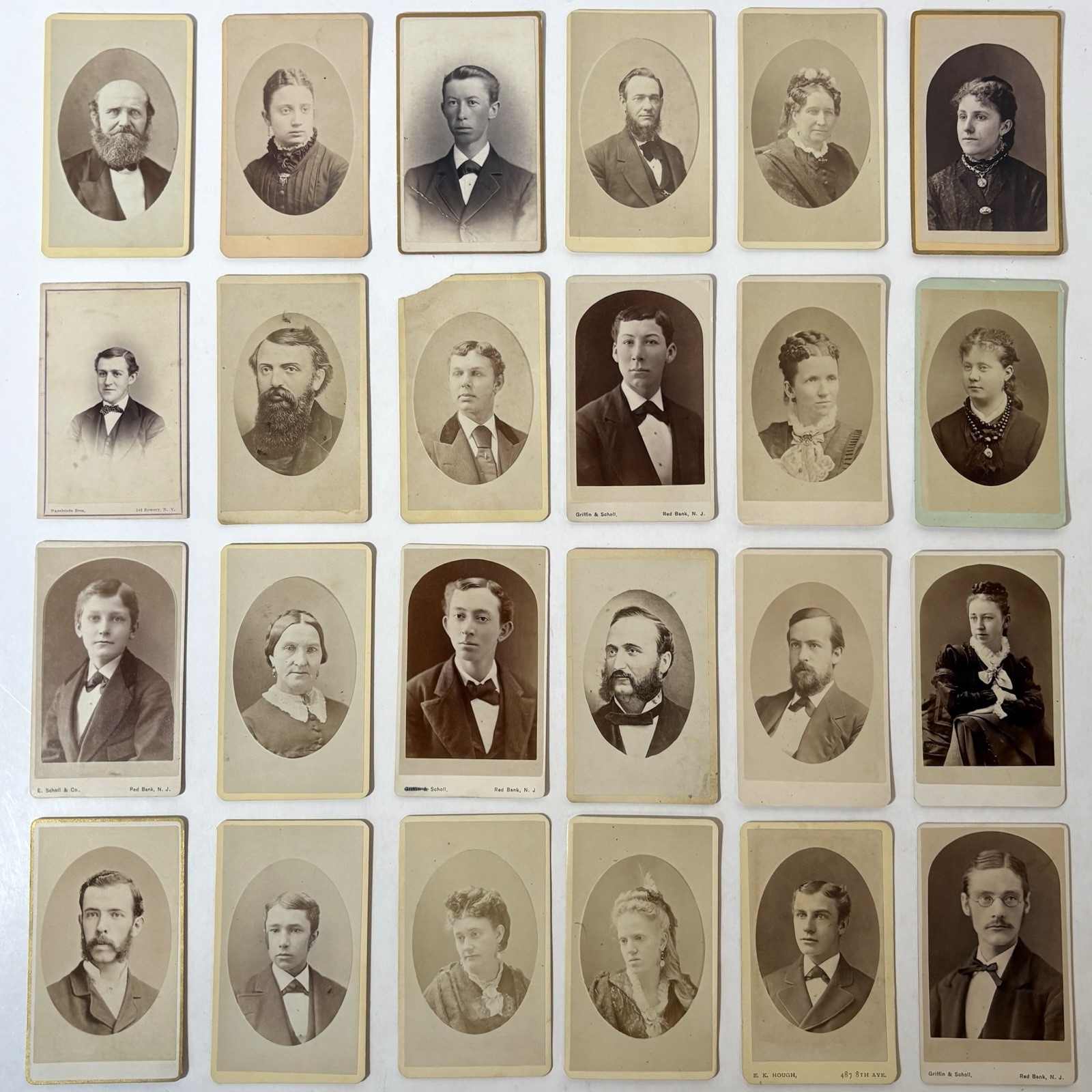 Antique CDV Photos Lot 20 1800’s Same Family New Jersey NJ NY Estate Portraits Antique CDV Photos Lot 20 1800’s Same Family New Jersey NJ NY Estate Portraits