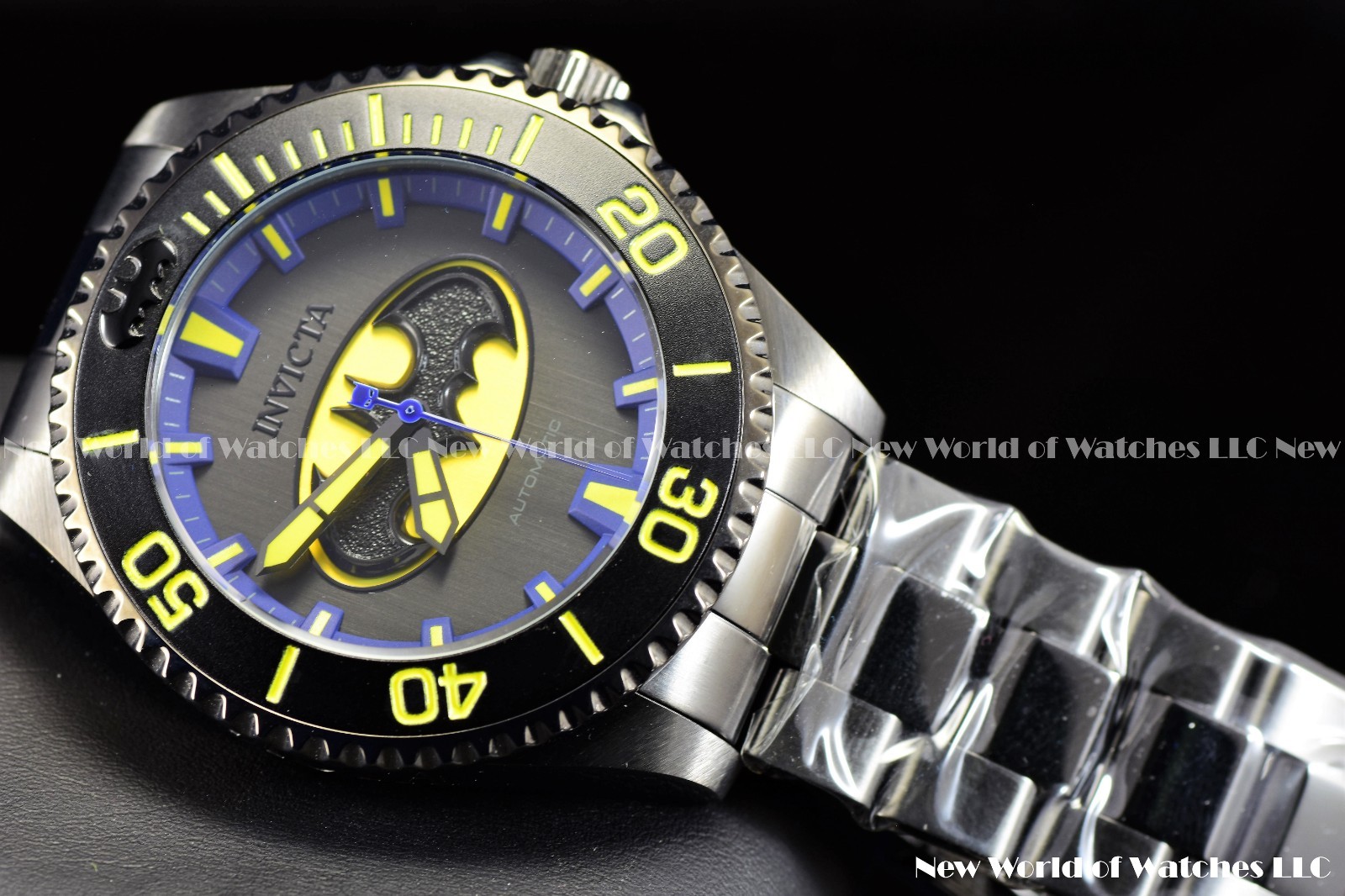 RARE Invicta DC COMICS BATMAN Gunmetal Automatic Limited Edition Men's Watch