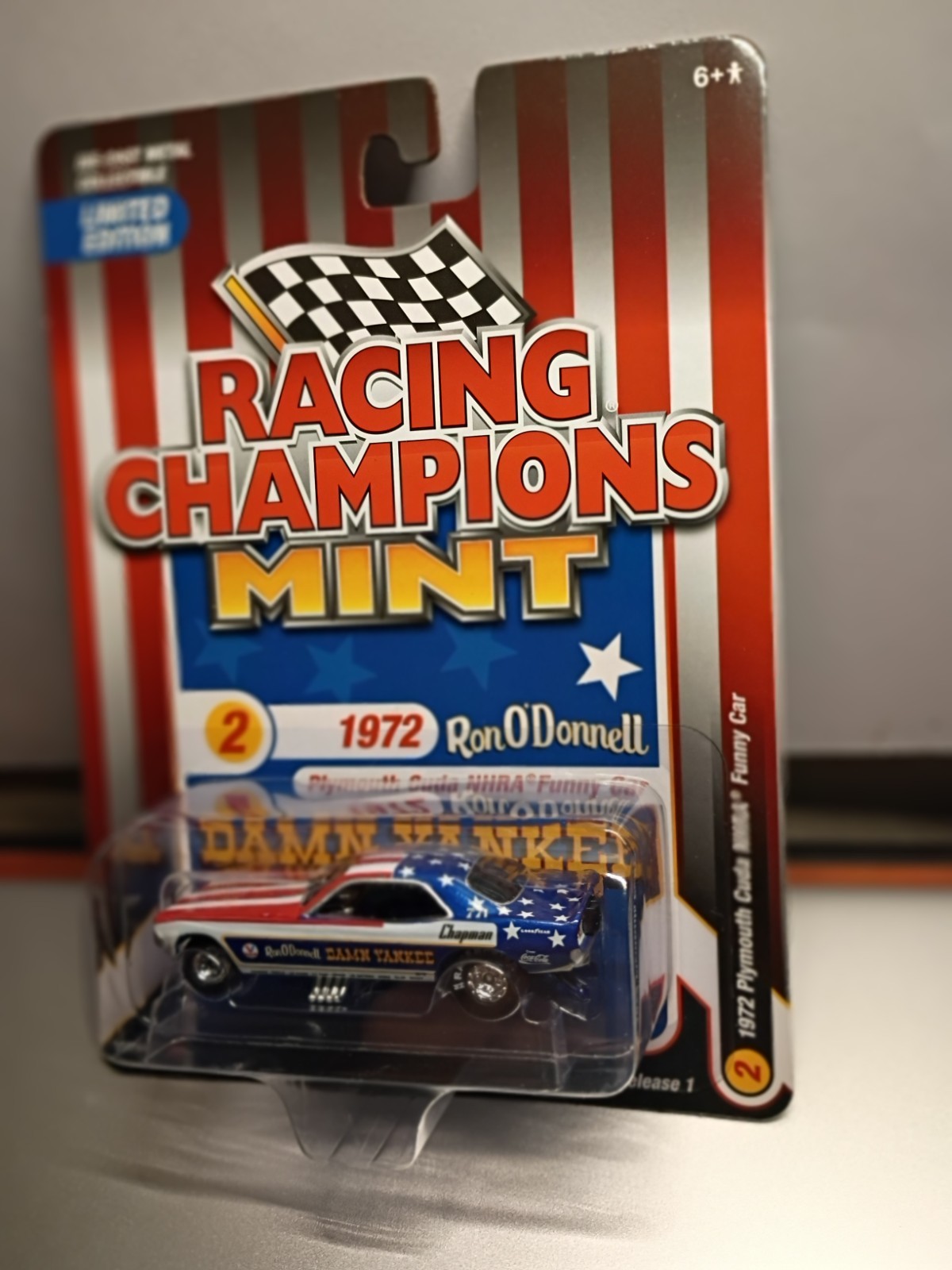 Racing Champions Mint 1972 Plymouth Cuda NHRA Funny Car Limited Edition Diecast