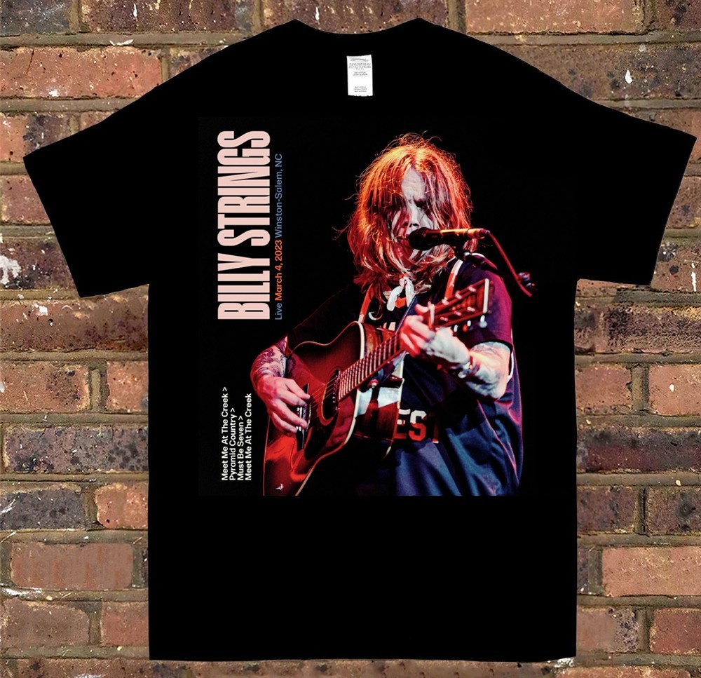 Retro Billy Strings Tour 2026 Cotton  All Size Shirt P57.129