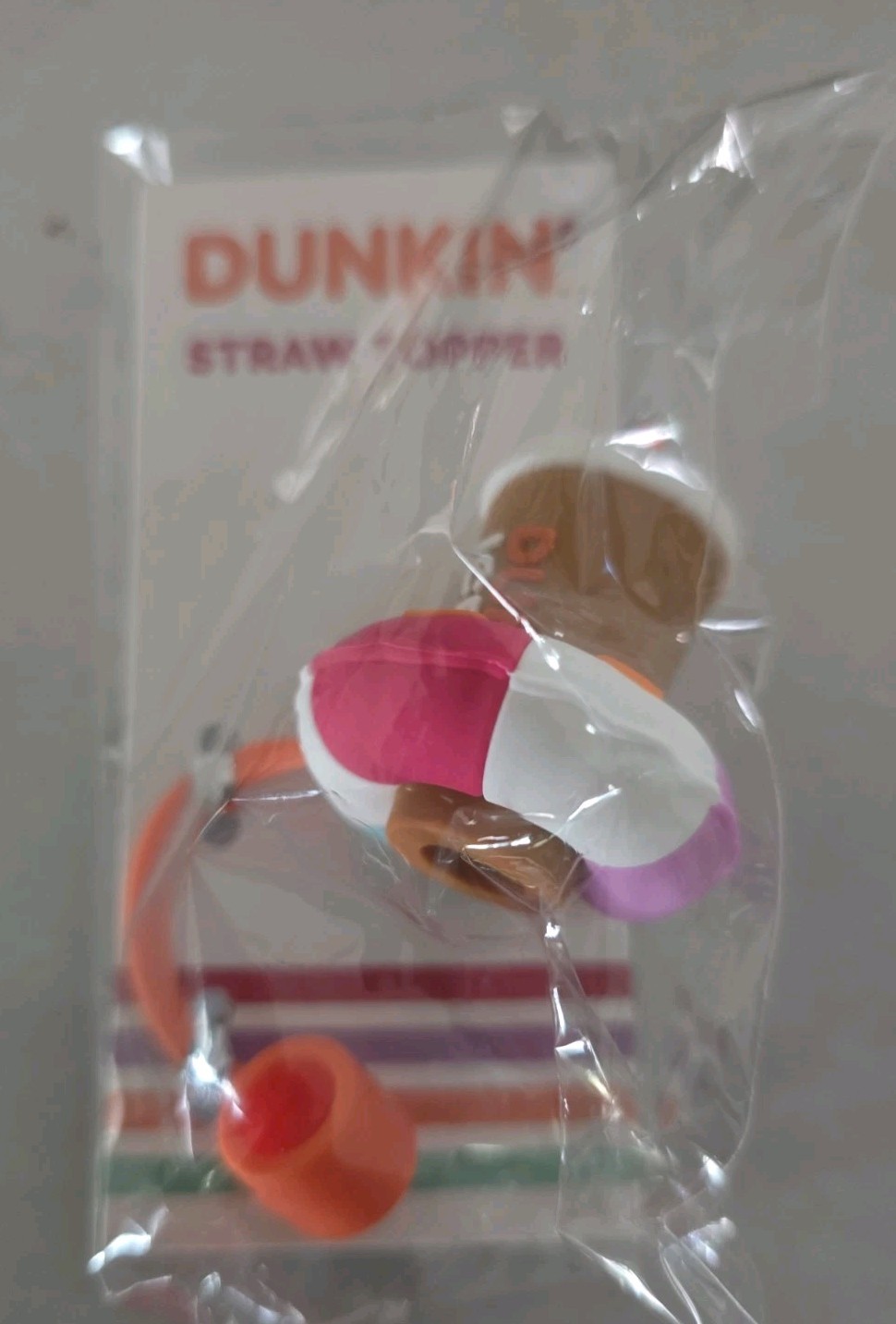 NEW DUNKIN’ Pool Float Straw Topper Dunkin Donuts 2026 Summer Release Rare