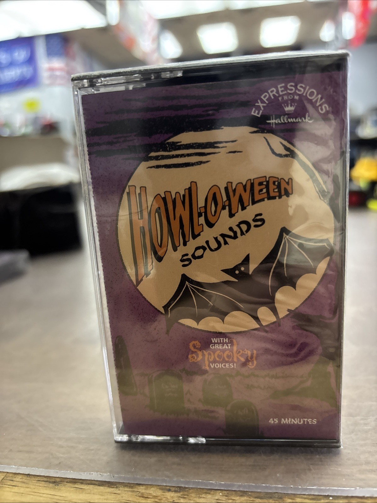Vintage 1980s NOS Hallmark Halloween Spooky Sounds Cassette Tape Howl-O-Ween
