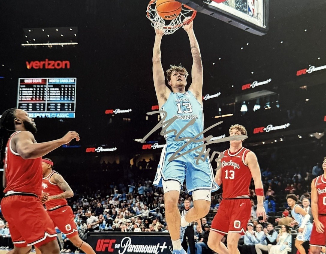 HENRI VEESAAR SIGNED 8x10 COA UNC NORTH CAROLINA 5