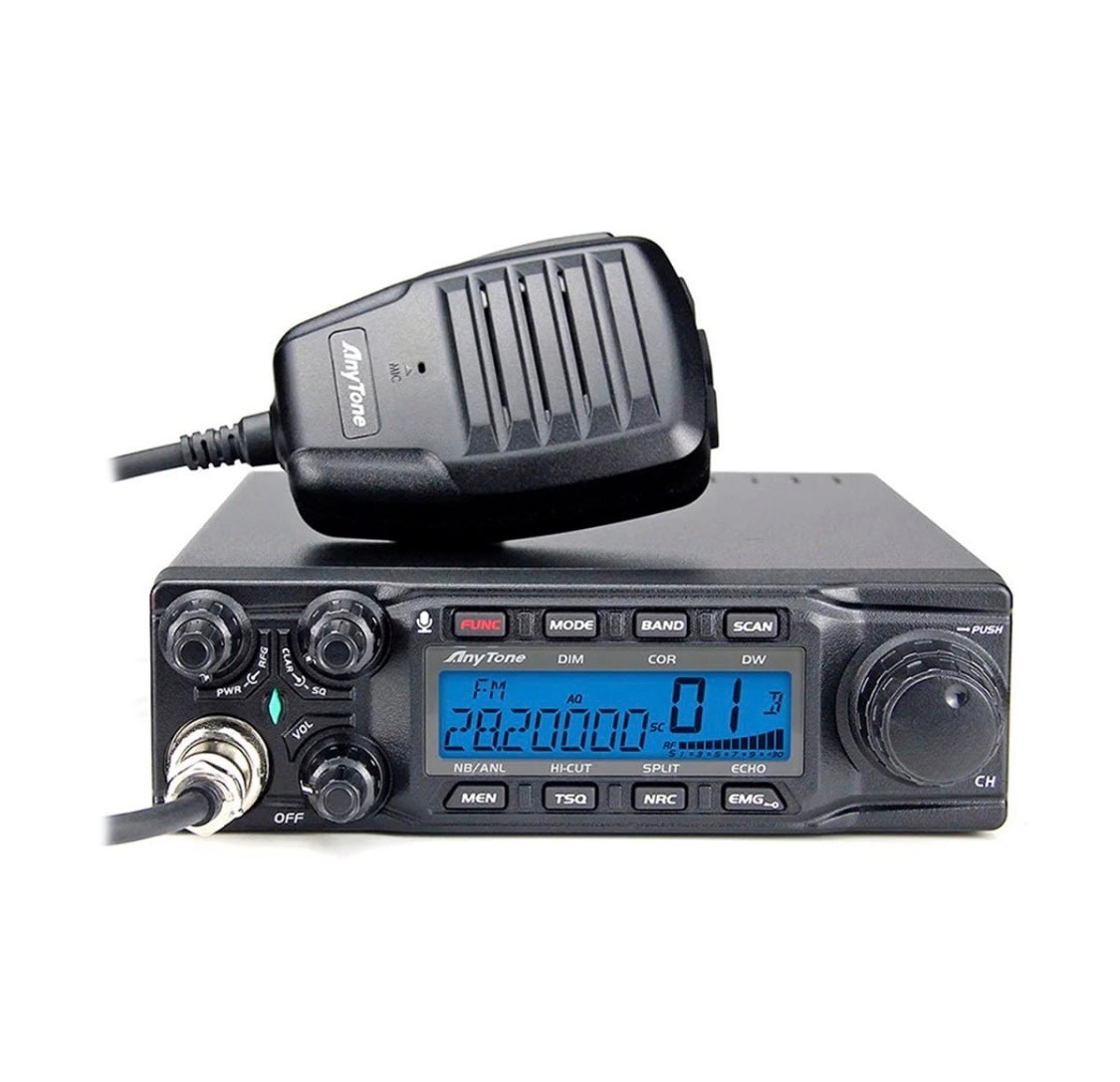 ANYTONE AT-6666PRO 28.000 - 29.699Mhz 40 Channels CTCSS DCS 10 Meter Radio + USB ANYTONE AT-6666PRO 28.000 - 29.699Mhz 40 Channels CTCSS DCS 10 Meter Radio + USB