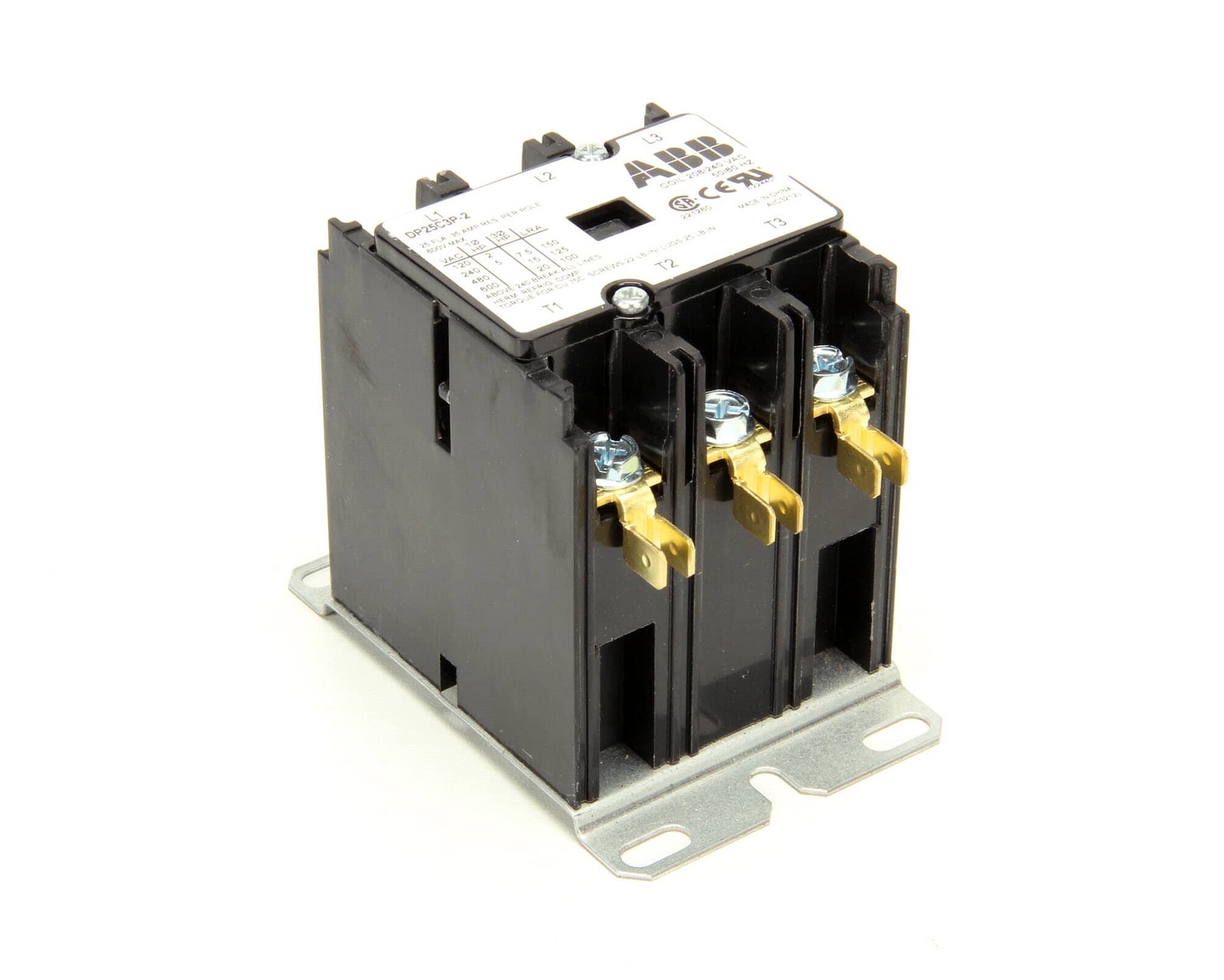 CLEVELAND KE603902-2 Appliance Contactor 3P 25/35A 208/240V