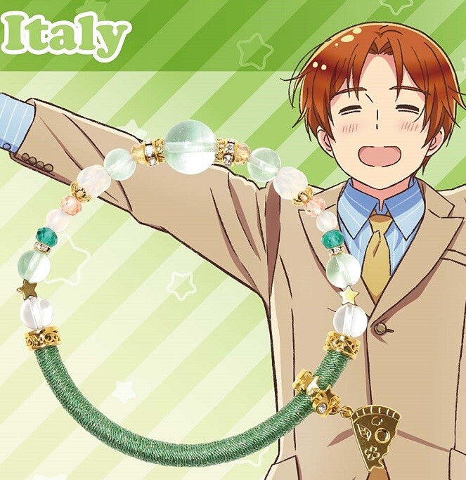 HETALIA World Stars Italy Feliciano Vargas Wind Cord Bracelet Jewelry Cosplay JP