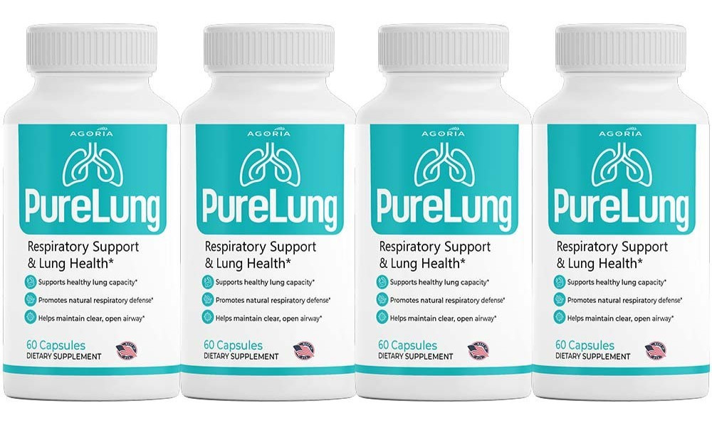 (4 Pack) Pure Lung Advanced Wellness Support, PureLung Health Capsules