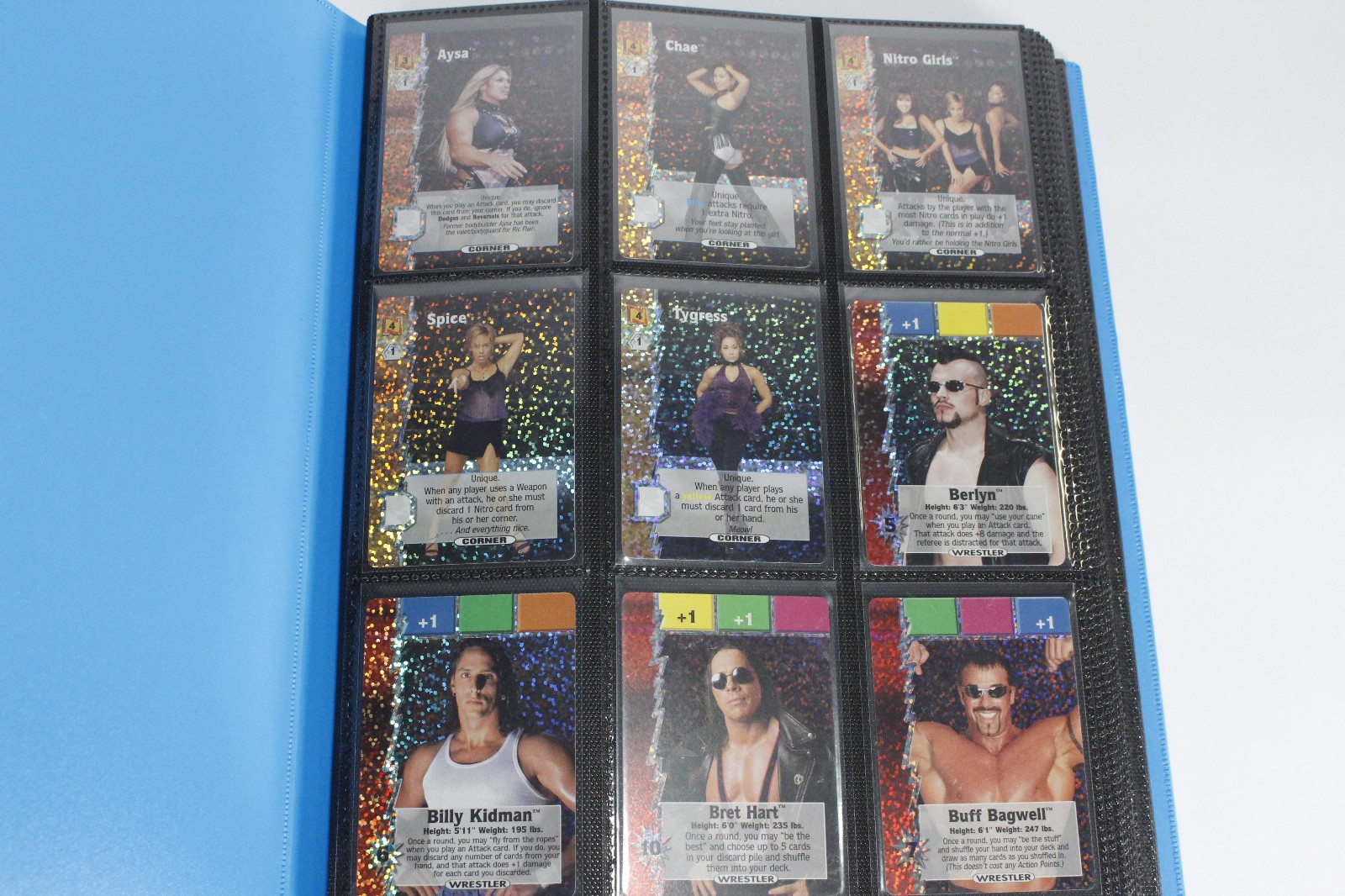 2000 WCW Nitro TCG Complete Set Sting Goldberg DDP Stacy Keibler
