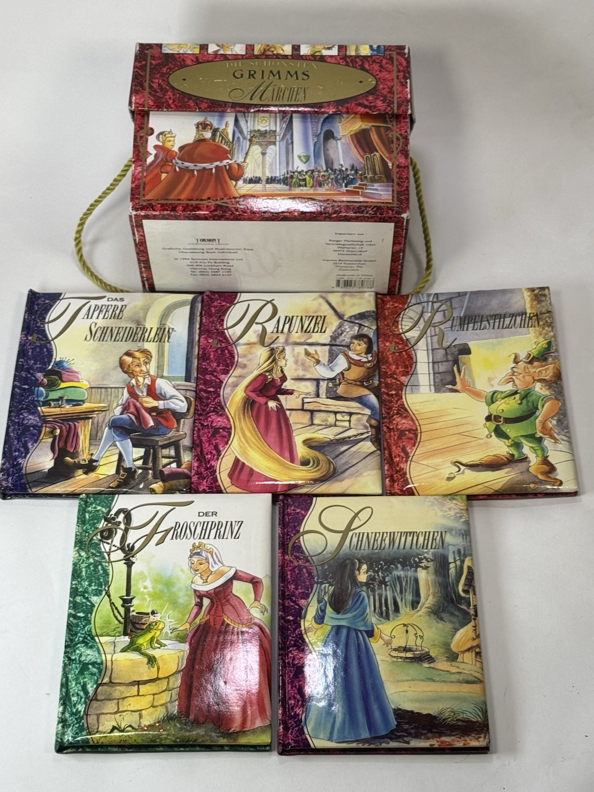 Die schönsten Grimms Märchen (German, Hardcover) Illustrated Box Set