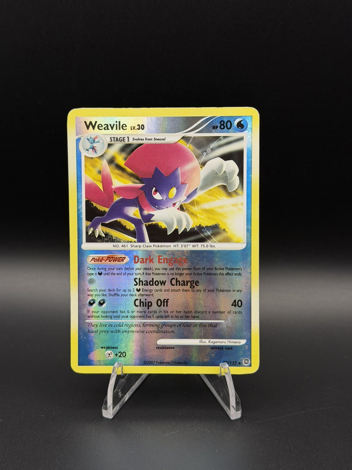 Weavile 40/132 Secret Wonders Reverse Holo Weavile 40/132 Secret Wonders Reverse Holo
