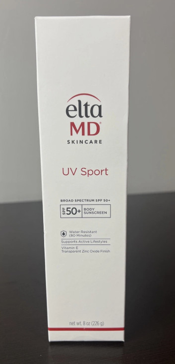 NEW ELTA MD UV SPORT BROAD SPECTRUM SPF 50+ BODY SUNSCREEN 8 OZ EXP 10/26+ NEW ELTA MD UV SPORT BROAD SPECTRUM SPF 50+ BODY SUNSCREEN 8 OZ EXP 10/26+