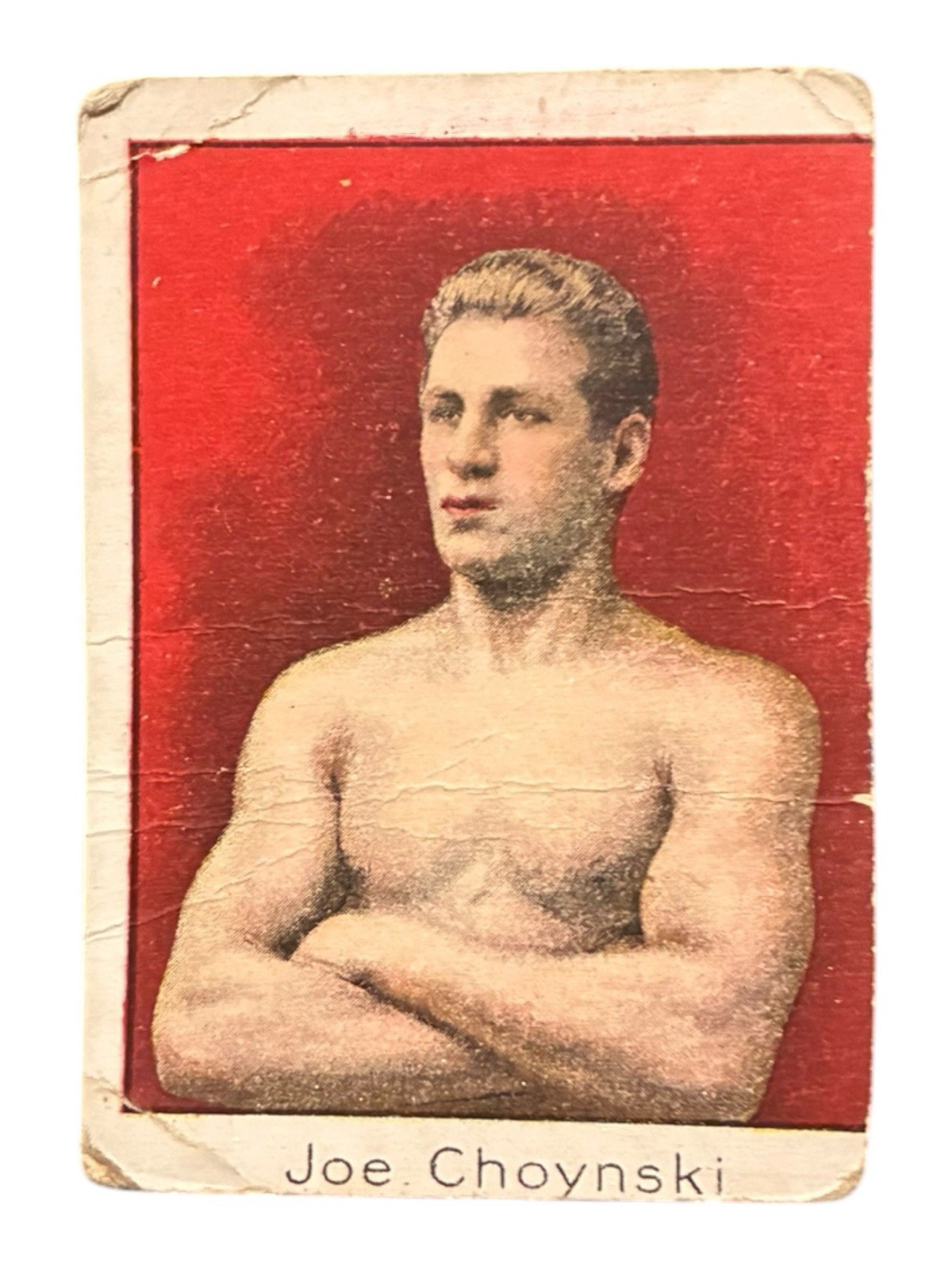 Vintage 1910 T220 Mecca Boxing Champions Joe Choynski Pugilist Fighter