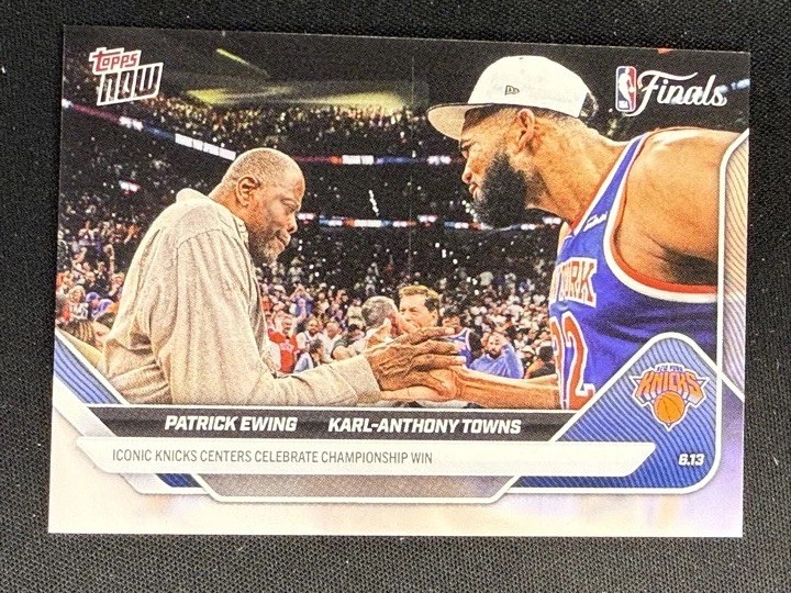 2025-26 Topps Now - Karl-Anthony Towns, Patrick Ewing #344 /7616 2025-26 Topps Now - Karl-Anthony Towns, Patrick Ewing #344 /7616