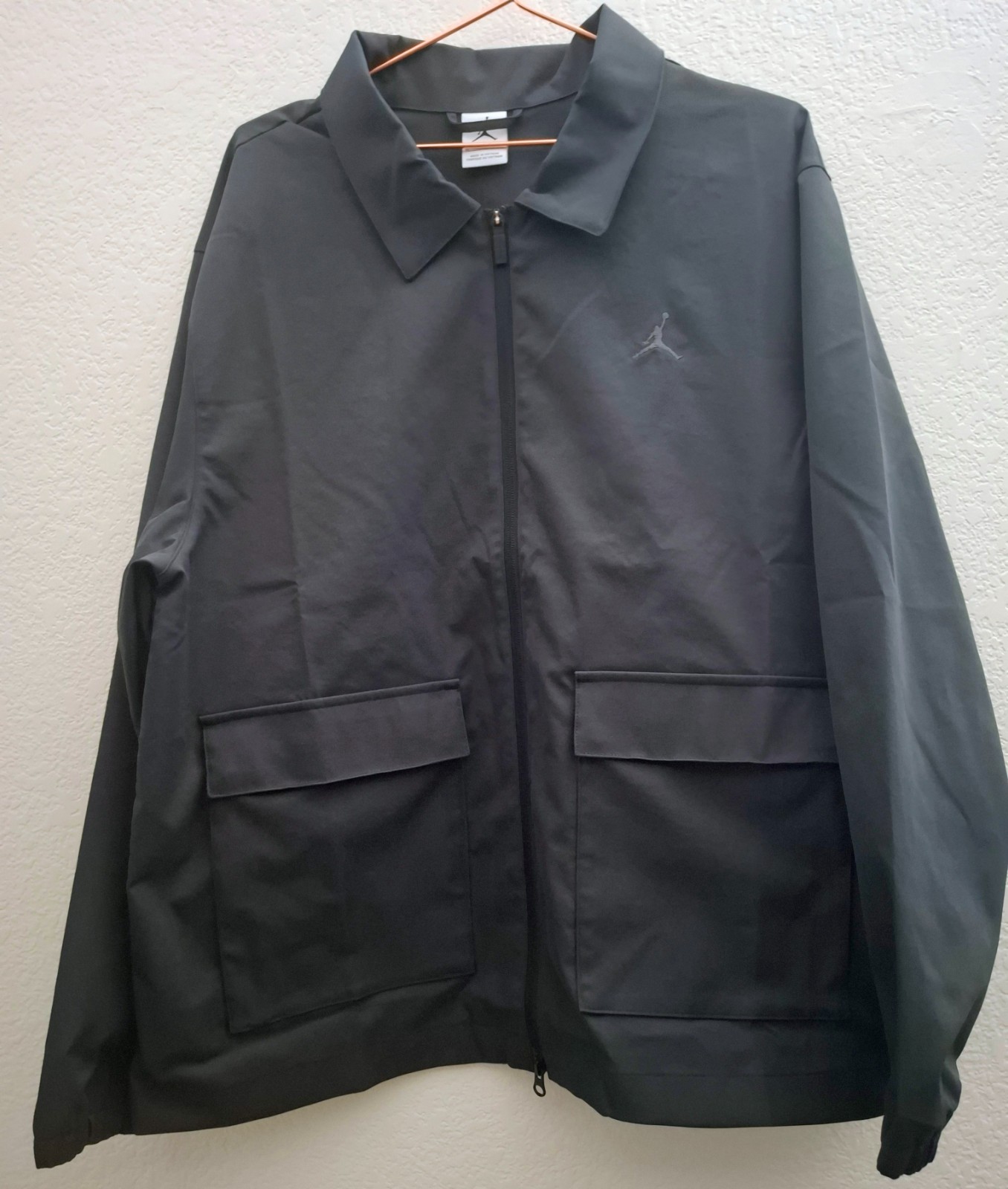 Nike, Men-XL, Jordan Golf Jacket, Black/Dark Shadow