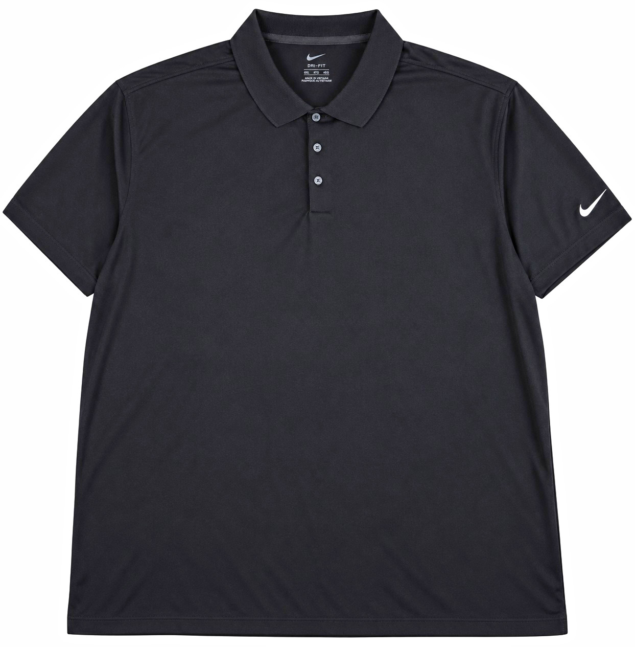 Nike Dri-FIT Golf Polo Shirt Mens 4XL Black Big & Tall Moisture Wicking Nike Dri-FIT Golf Polo Shirt Mens 4XL Black Big & Tall Moisture Wicking