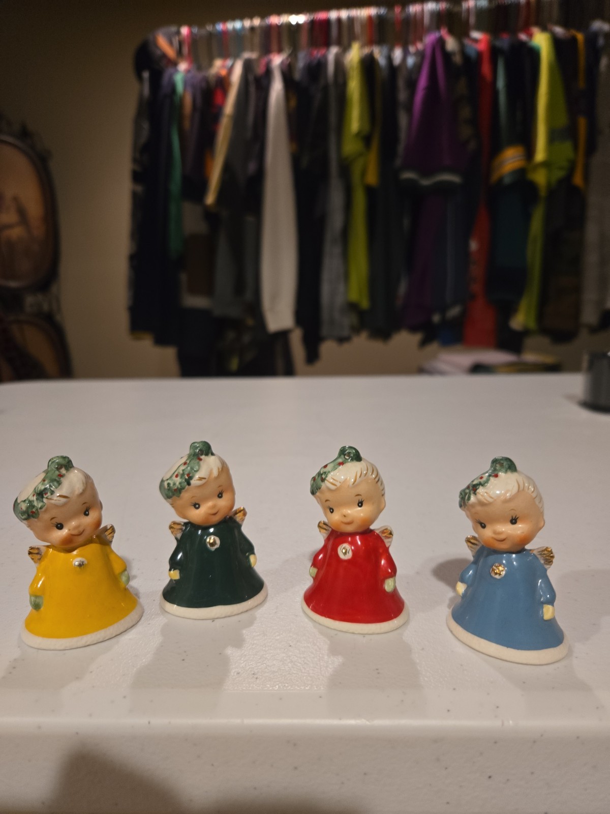 Vintage Christmas Cherub Bells