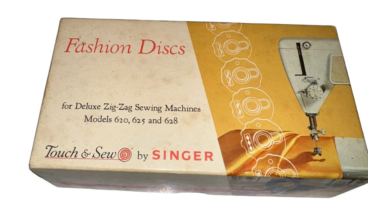 12 Vintage Singer Stitch Pattern Fashion Discs Top Hat Cams Part 21976