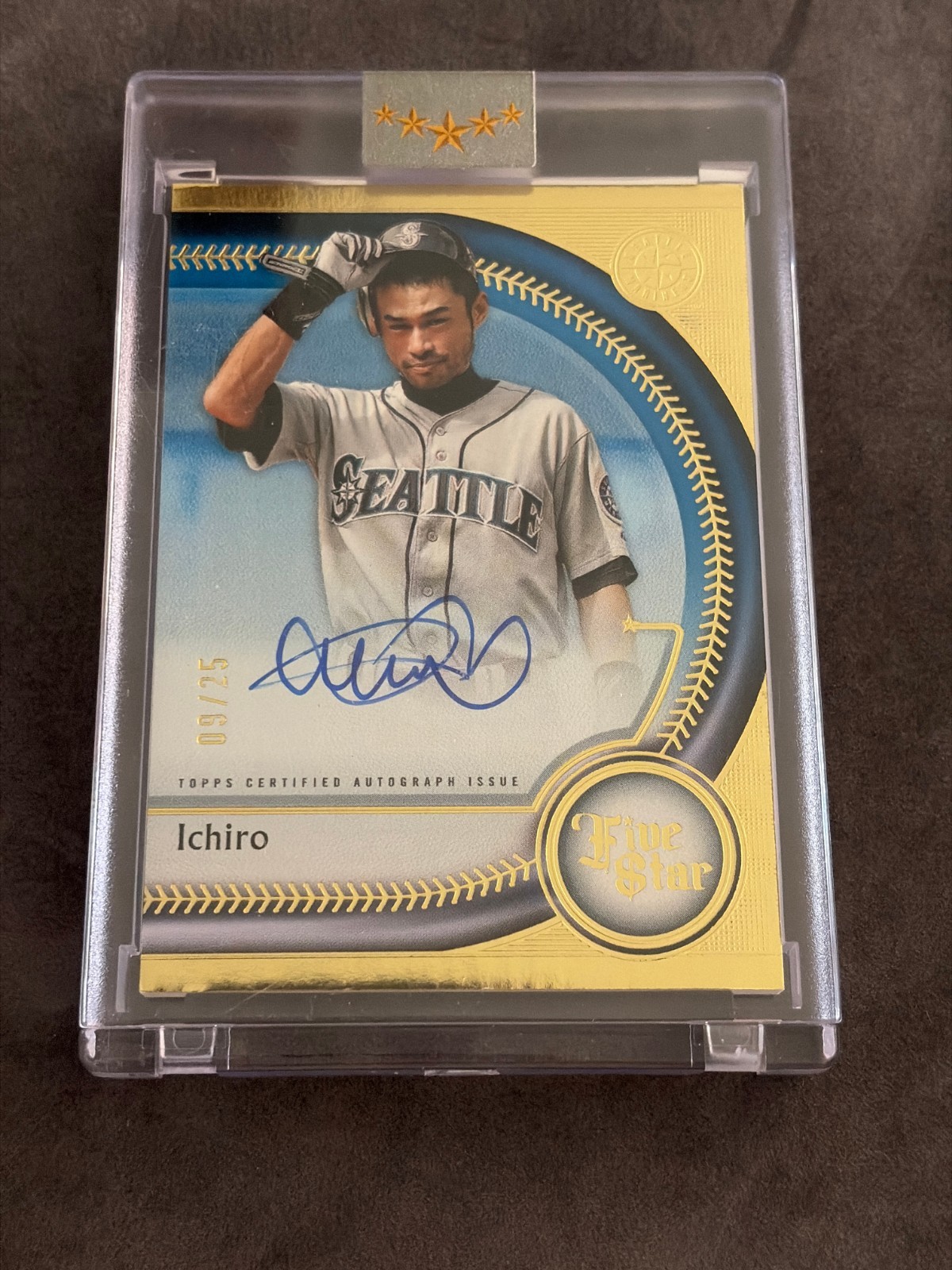 2025 Topps Five Star Ichiro Auto FSA-I 09/25 Mariners