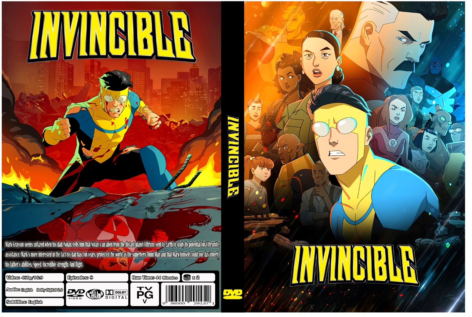 Invincible Animated Series Season 1 Episodes 1-8 English Audio Invincible Animated Series Season 1 Episodes 1-8 English Audio