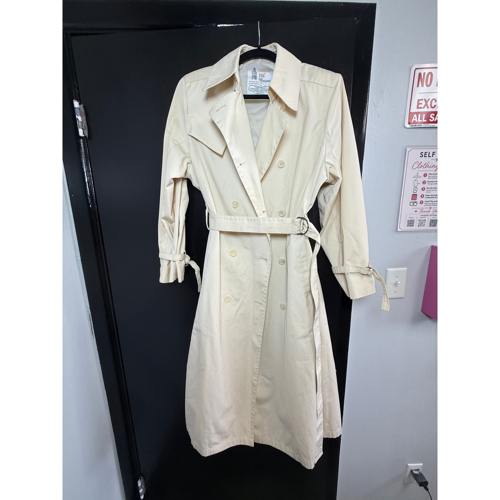 London Fog Maincoats Double Breasted Trench