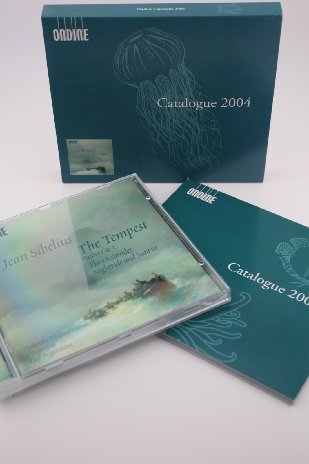 Sibelius The Tempest Segerstam Helsinki PO Ondine ODE 655-2X w/Catalog 2004