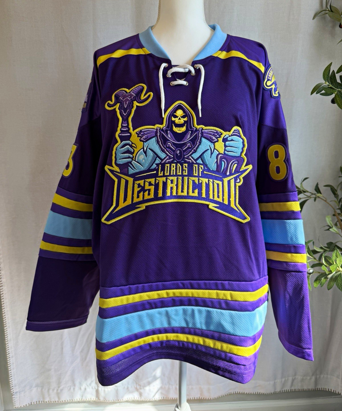LIMITED EDITION 26/300 Skeletor Lords of Destruction Hockey Jersey | Medium