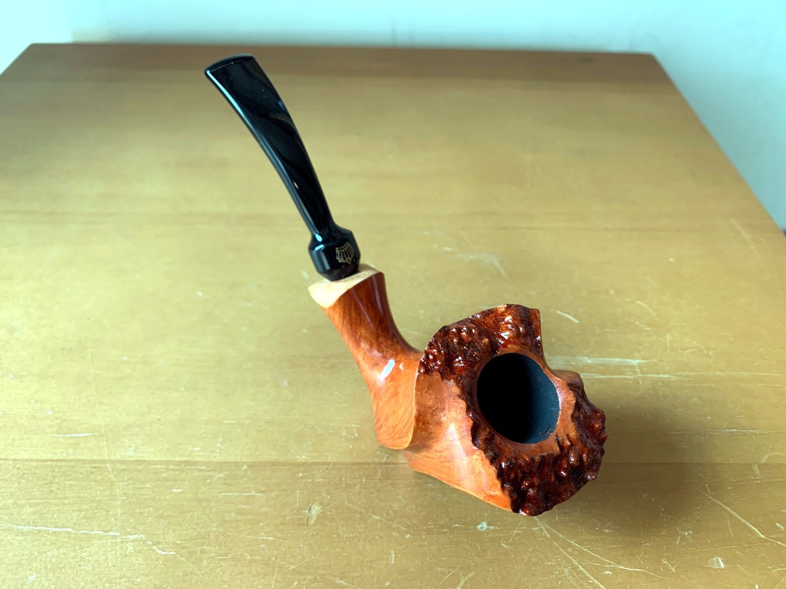 Winslow Crown 300 Smooth Freehand Briar Pipe Plateau Rim Unsmoked Denmark