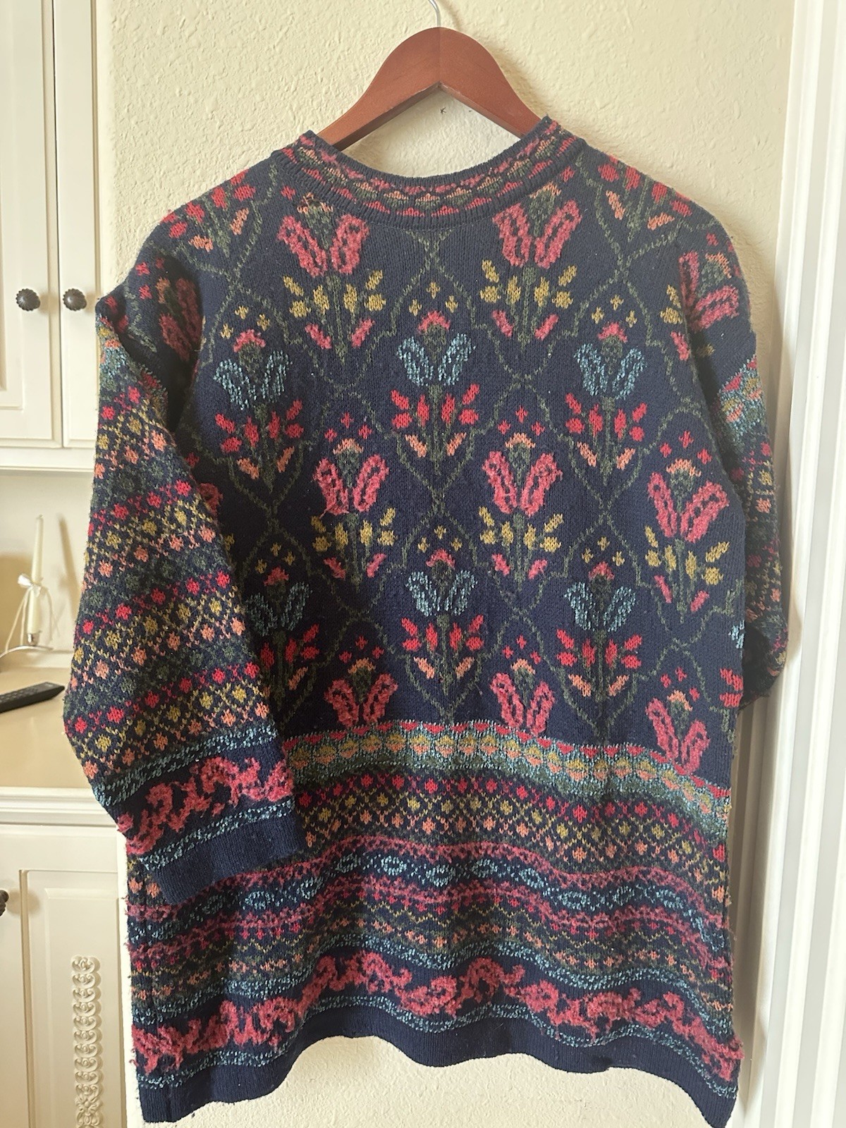 1983 Vintage Laura Ashley Great Britain Sweater 1983 Vintage Laura Ashley Great Britain Sweater