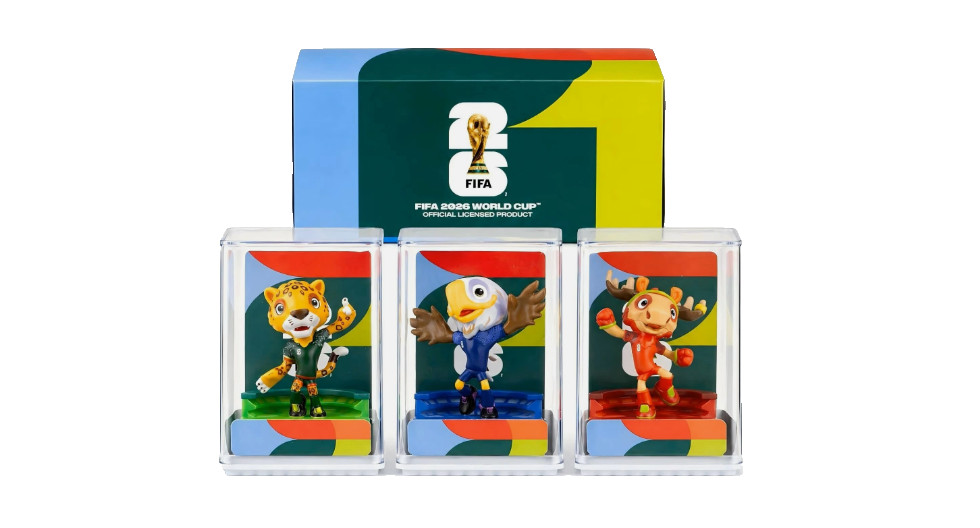 FIFA 2026 WORLD CUP MASCOT FIGURINES (OFFICIAL LICENSED )3 pack Authentic