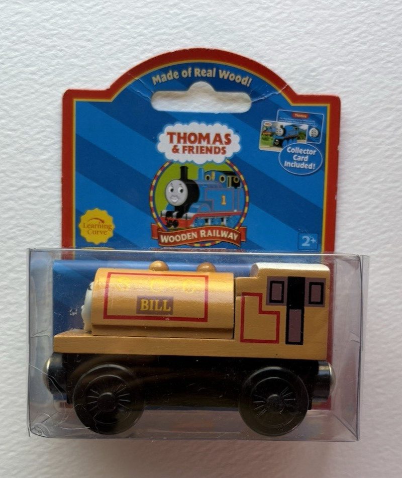 VTG Thomas & Friends NEW Bill engine train Wooden Railway vintage Learning Curve