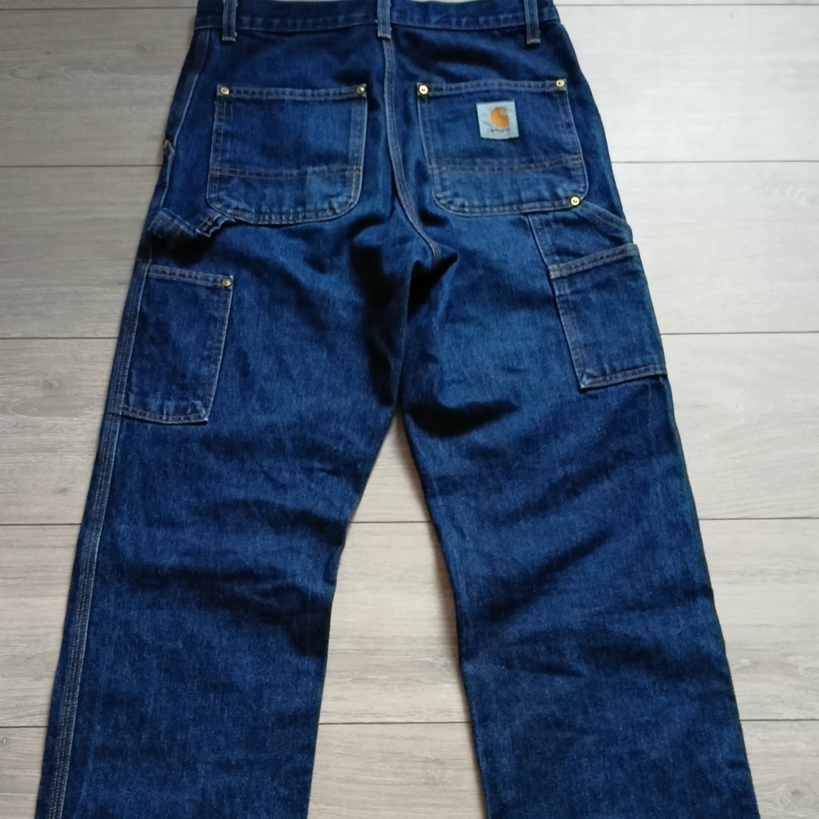Vintage Carhartt B76 DNM USA Made Work Jeans 30x34 Craft With Pride 90s Carpente