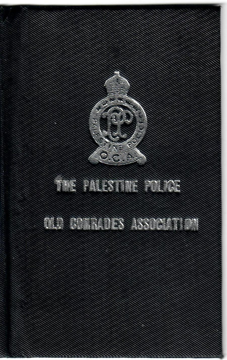 Judaica Palestine Rare Old Membership Book Palestine Police Old Comrades Associa Judaica Palestine Rare Old Membership Book Palestine Police Old Comrades Associa