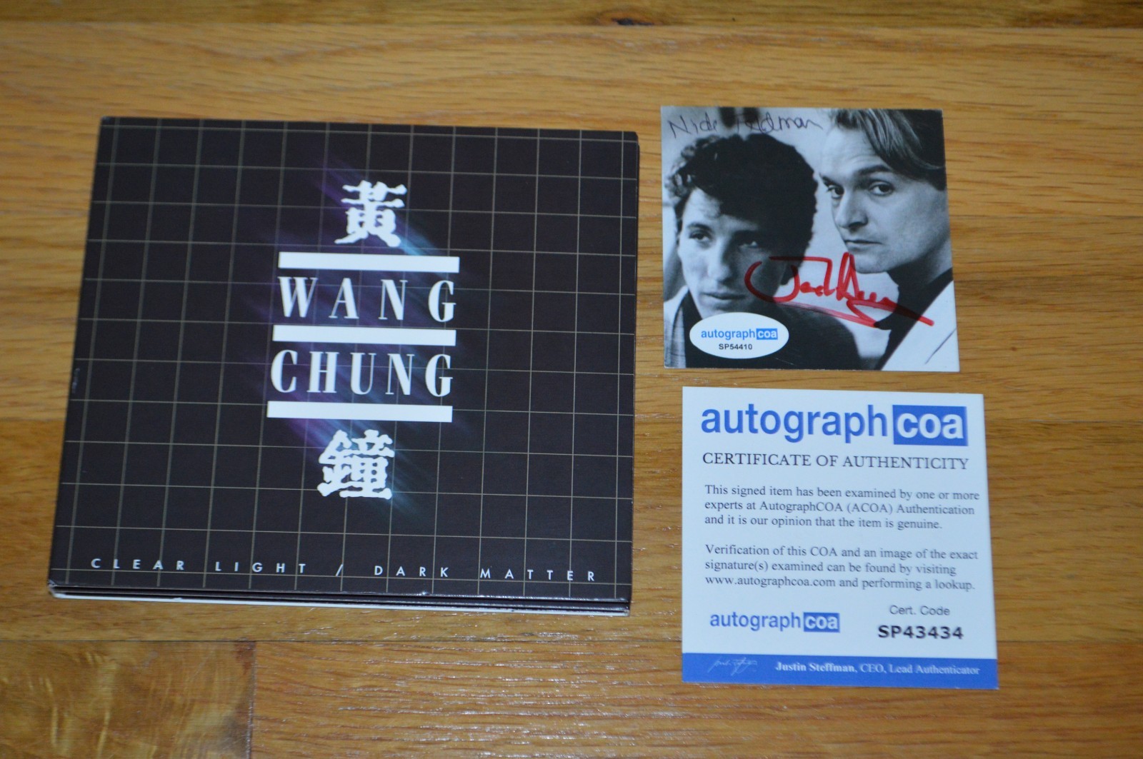 Wang Chung Autographed 
