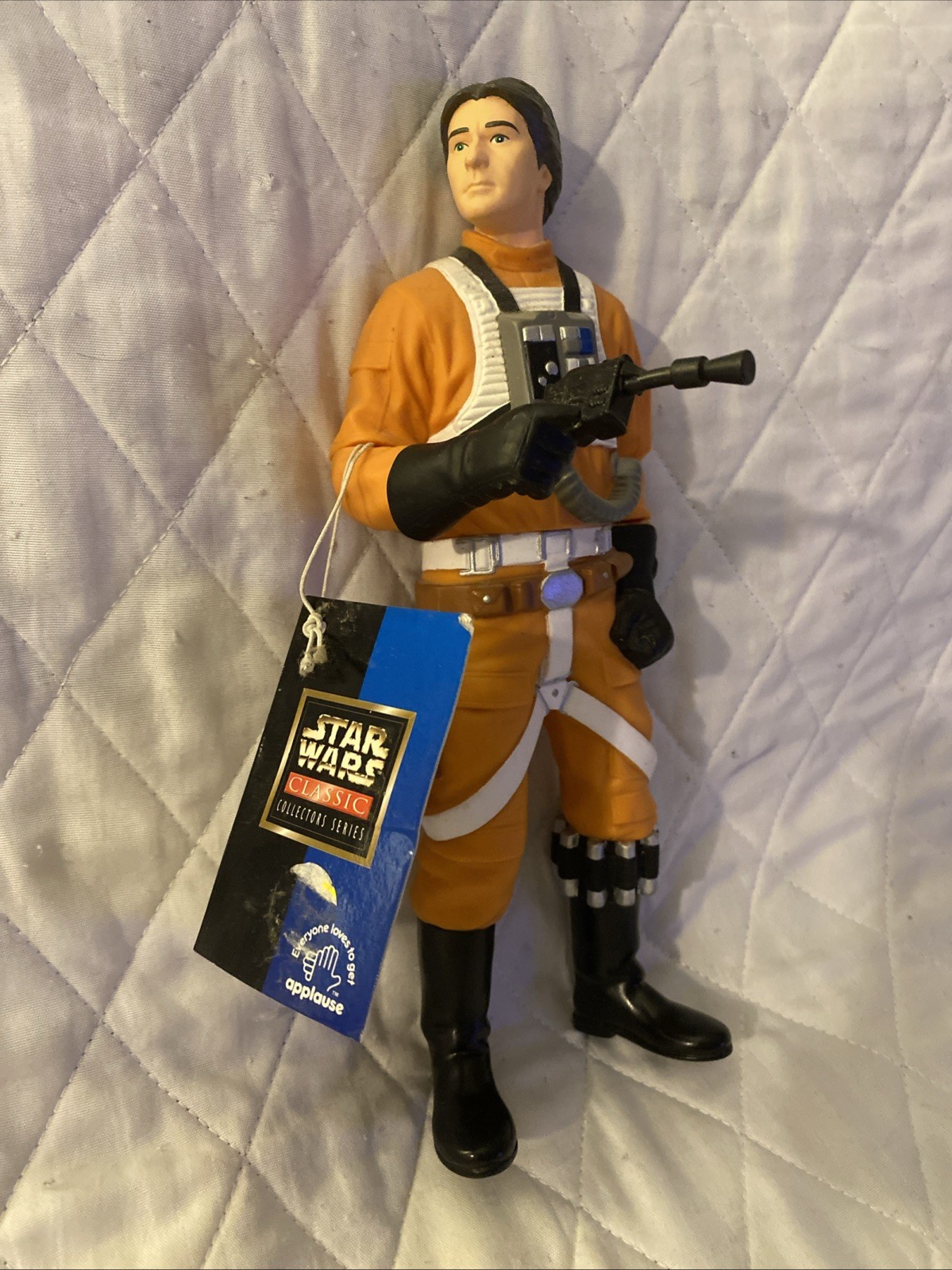 Applause Star Wars Wedge Antilles X-Wing Pilot Vinyl Figure 1997 10 Applause Star Wars Wedge Antilles X-Wing Pilot Vinyl Figure 1997 10