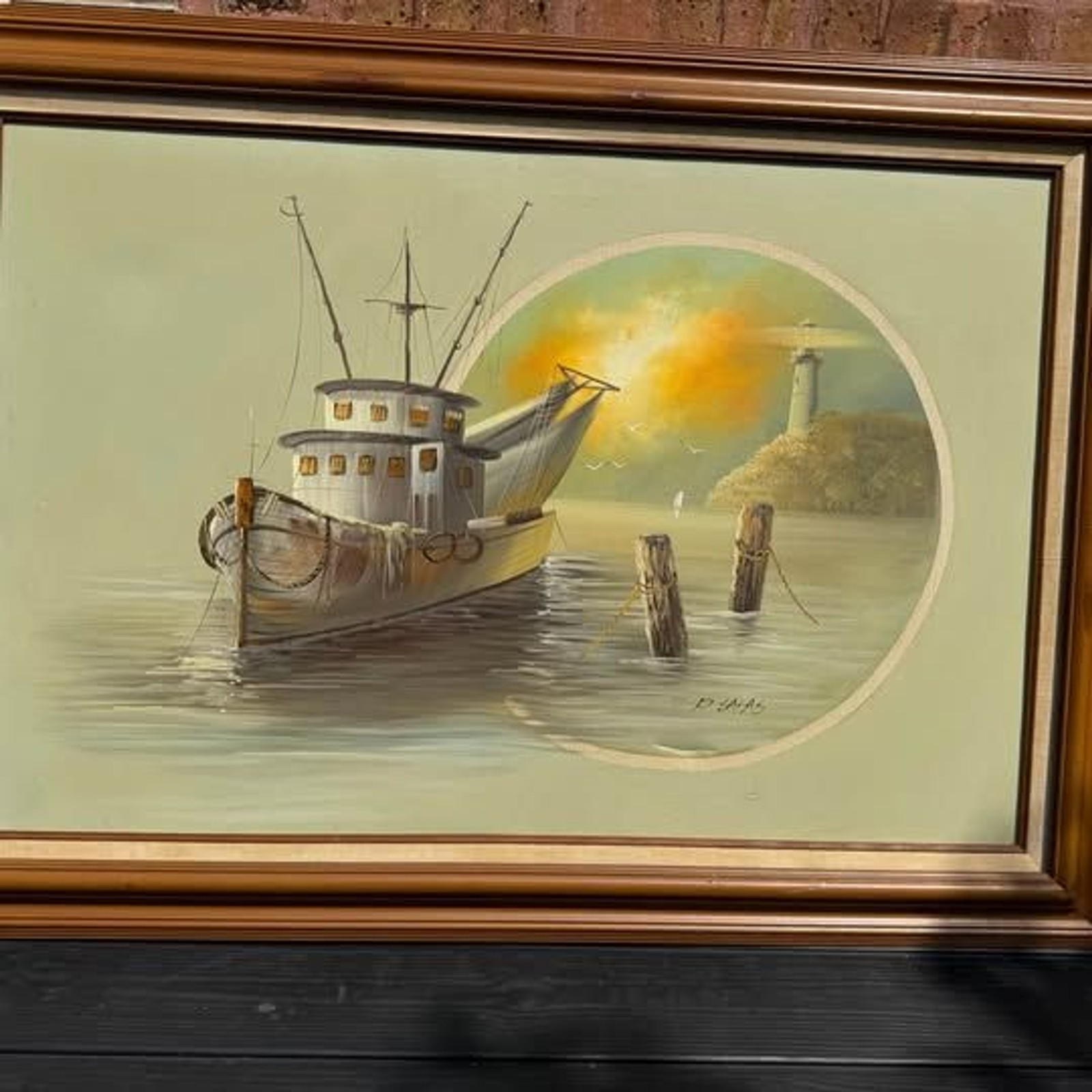 Vintage Oil Painting - signed Vintage Oil Painting - signed