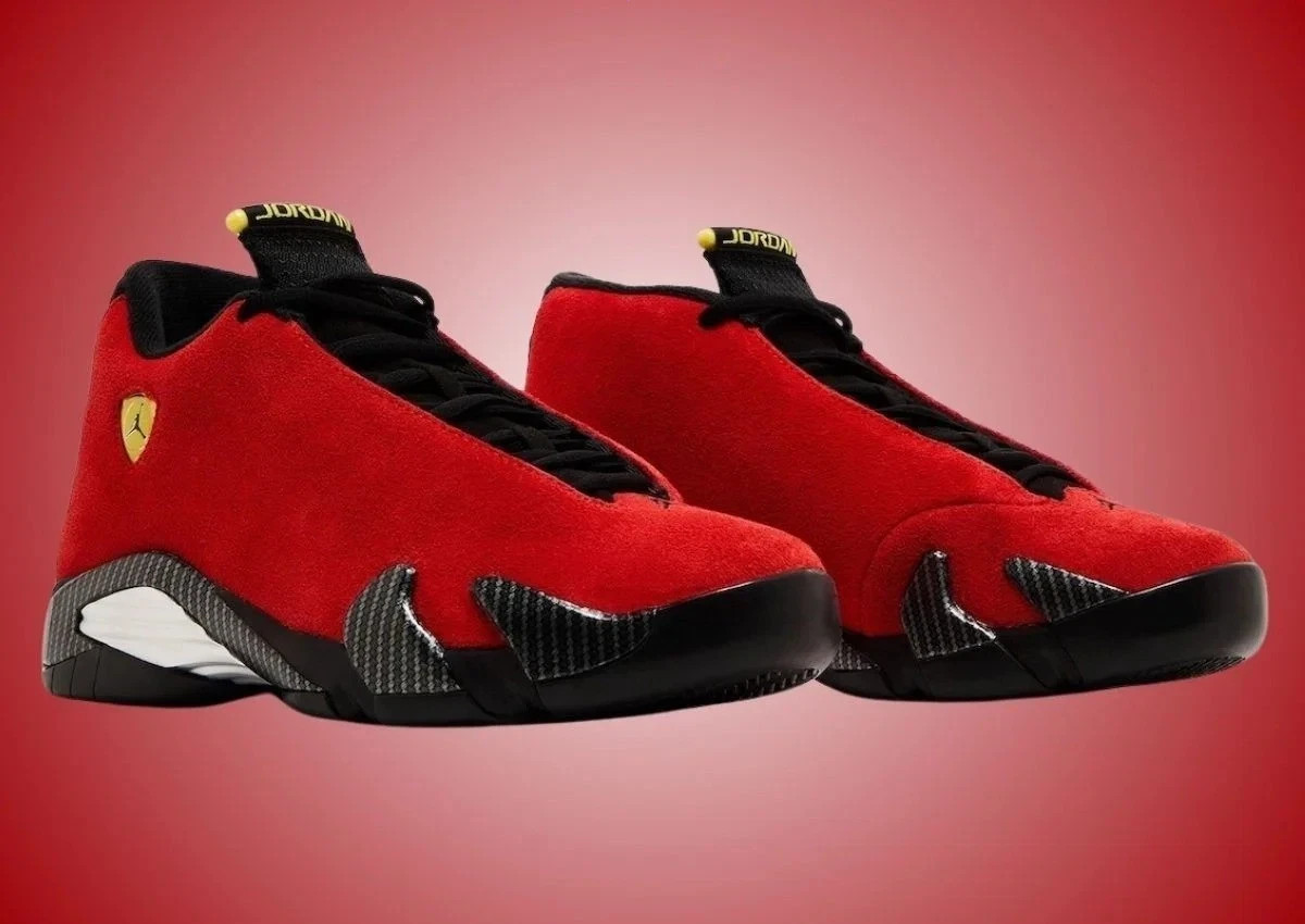 MEN Size US - Jordan 14 Retro Ferrari Red (2025) IF5015-600 MEN Size US - Jordan 14 Retro Ferrari Red (2025) IF5015-600