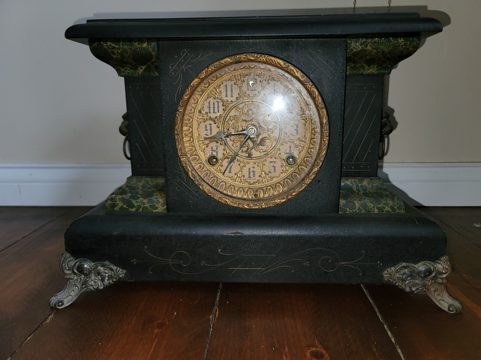 1910s 20s ANTIQUE MANTLE CLOCK