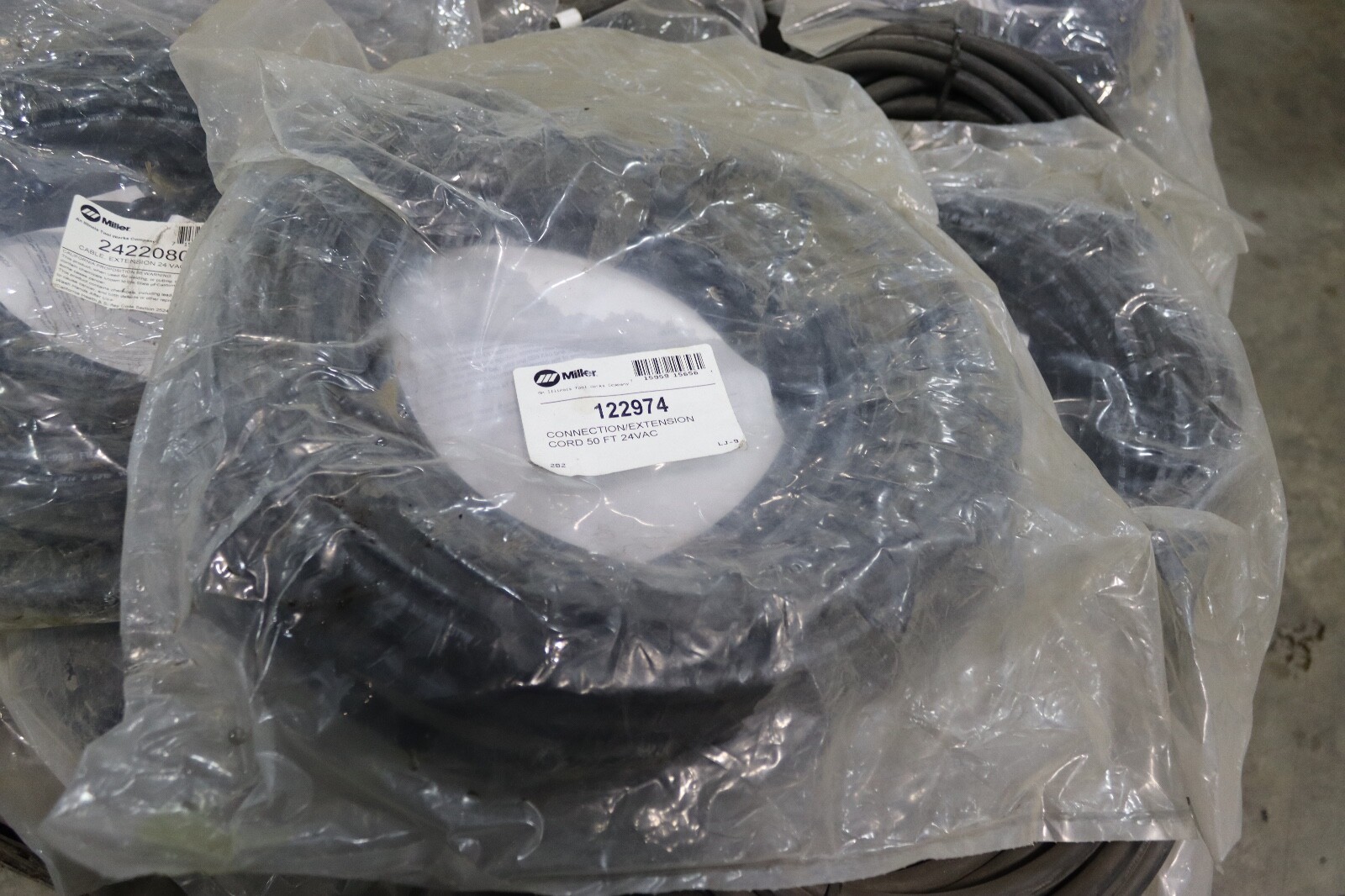 NEW MILLER 122974 50FT 50FT WELDING CABLE 24V