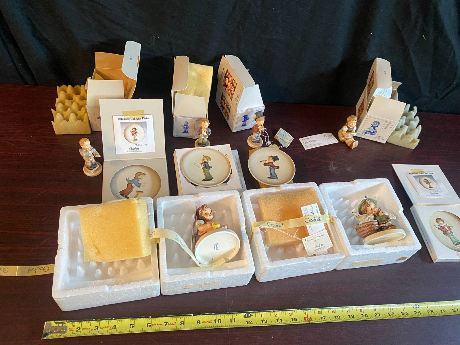 Hummel Goebel figures plates figurines mini plate lot Playmates Chick Girl + Hummel Goebel figures plates figurines mini plate lot Playmates Chick Girl +