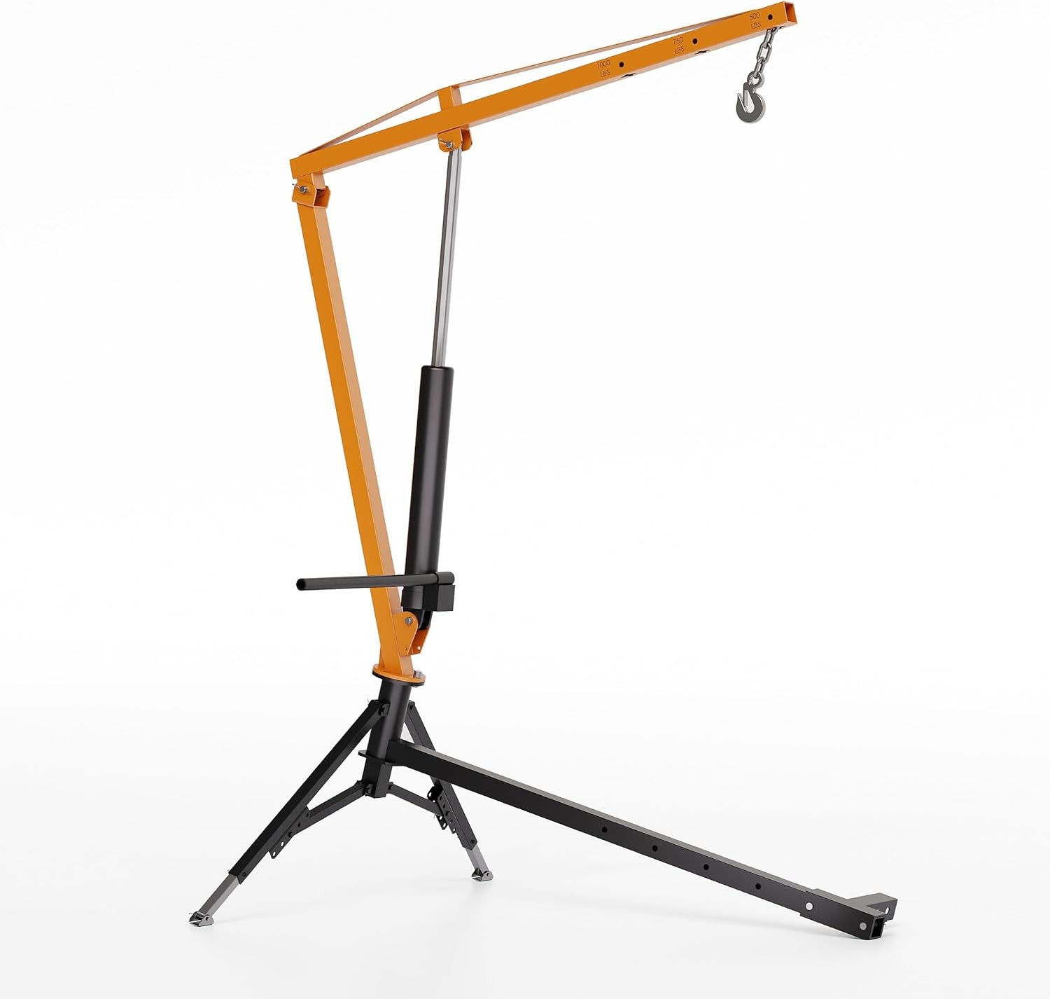 Hydraulic Pickup Truck Crane 1000lbs 360° Swivel Hoist Lift Hitch Mounted Crane Hydraulic Pickup Truck Crane 1000lbs 360° Swivel Hoist Lift Hitch Mounted Crane