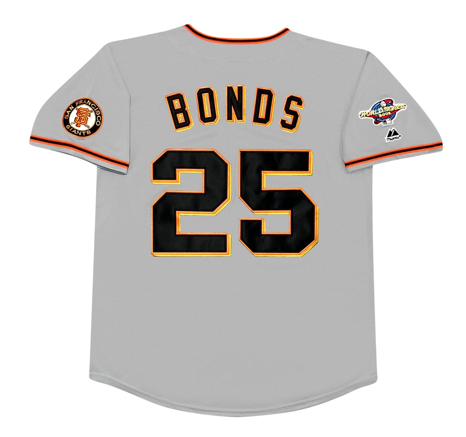 Barry Bonds San Francisco Giants 2002 World Series Road Jersey Men's (L-XL) Barry Bonds San Francisco Giants 2002 World Series Road Jersey Men's (L-XL)