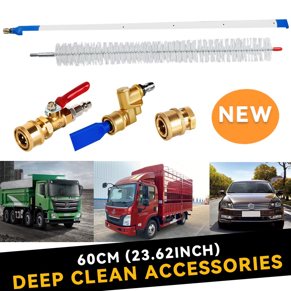 60cm/23.62in Radiator Cleaning Wand - Over 4500PSI Portable Pressure Washer Tool